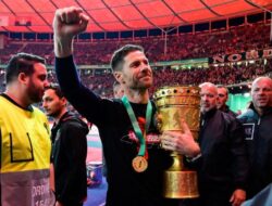 Gol Granit Xhaka antarkan Bayer Leverkusen juara DFB Pokal 2023/24