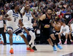 Timberwolves mendominasi di gim kedua, unggul 2-0 atas Nuggets