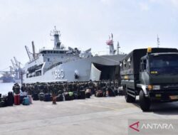 Empat KRI antarkan rantis sampai motor patwal untuk World Water Forum