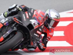 Aleix Espargaro juarai sprint GP Catalunya setelah Bagnaia terjatuh