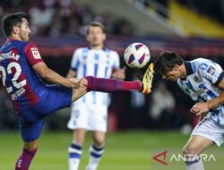 Liga Spanyol: Barcelona tekuk Real Sociedad 2-0