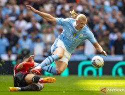 Haaland gagal lagi cetak gol di laga final keenamnya bersama City