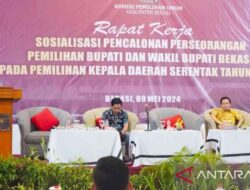 KPU Kabupaten Bekasi sosialisasi pencalonan perseorangan Pilkada 2024