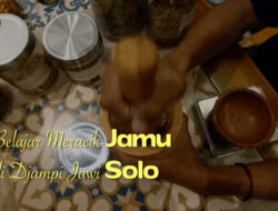 Belajar meracik jamu di Djampi Jawi Solo