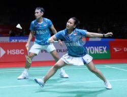 Rinov/Pitha tuntaskan rubber game demi maju ke perempat final