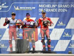 Bagnaia makin waspadai performa Martin dan Marquez