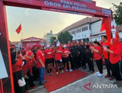 Obor api abadi Mrapen diberangkatkan dari DPD PDIP Jateng ke Jakarta