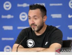 Man United jadi lawan terakhir Roberto De Zerbi bersama Brighton