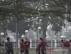 Timnas U-20 jalani latihan sebelum berangkat ke pemusatan latihan di Como, Italia