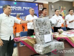 Polda Sumbar ungkap kasus peredaran ganja 23 kilogram