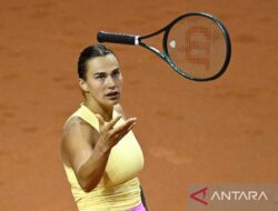 Sabalenka singkirkan Ostapenko untuk melesat ke semifinal Italian Open