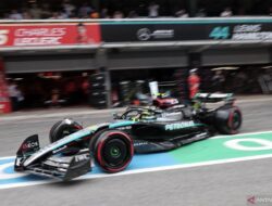 Lewis Hamilton bersyukur dapatkan P3 di kualifikasi GP Spanyol