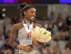 Pesenam Biles lanjutkan persiapan Olimpiade dengan raih gelar juara AS