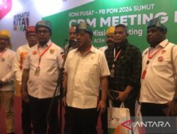 KONI Pusat berharap arena PON Aceh-Sumut rampung akhir Juli