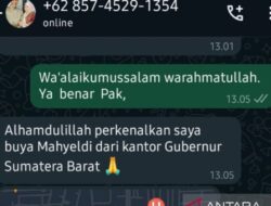 Pemprov Sumbar laporkan penipu mencatut nama gubernur