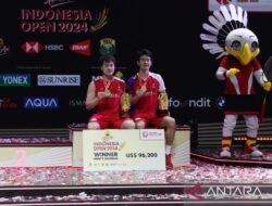 Liang/Wang bawa China raih empat gelar di Indonesia Open 2024