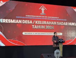 Menkumham sebut desa sadar hukum di Sulsel bisa dukung iklim investasi