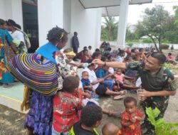 Koops TNI Habema gelar Minggu Kasih bersama masyarakat Papua di Timika