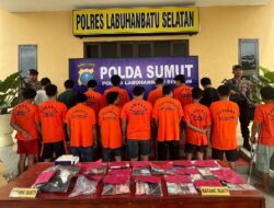 Polres Labuhanbatu Selatan-Sumut tangkap 82 terduga kasus narkoba