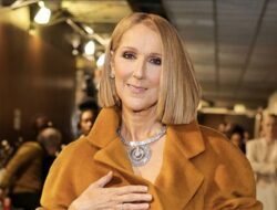 Celine Dion muncul di publik bersama putra kembarnya di konser Hauser