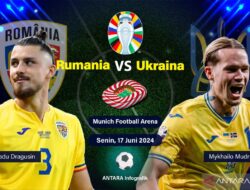 Timnas Rumania raih kemenangan 3-0 atas Ukraina di pembukaan Grup E