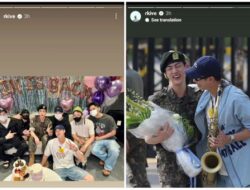 Jin BTS resmi tuntaskan tugas wajib militer