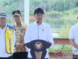 Presiden Jokowi resmikan Bendungan Sepaku Semoi