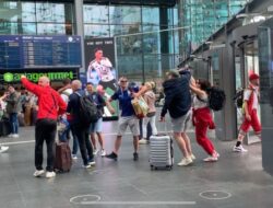 Suporter tim kontestan Piala Eropa 2024 mulai membanjiri Berlin