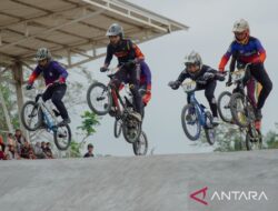 Kejuaraan balap sepeda Mahameru Open BMX Racing Lumajang 2024