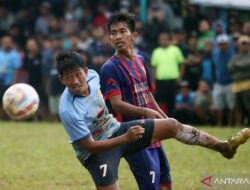 Begini aksi pesepak bola Liga 1 dan 2 saat tampil di Liga Tarkam