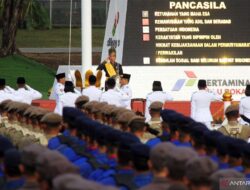 Presiden Jokowi peringati Hari Lahir Pancasila di Pertamina Hulu Rokan Dumai